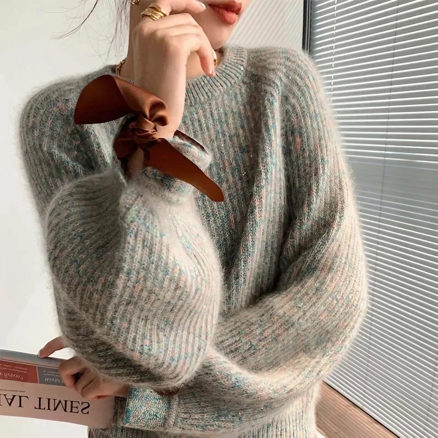 Lena™ - Winterpullover mit Schleifenärmel